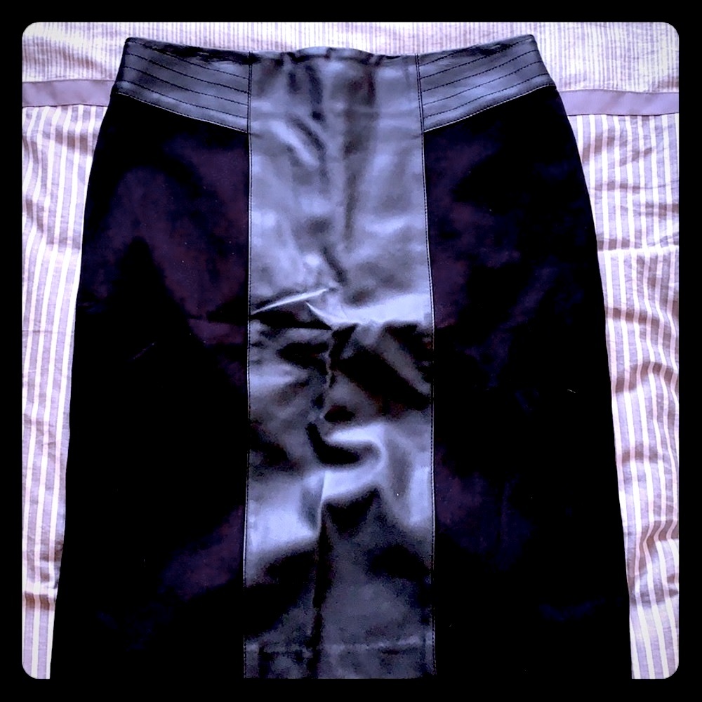 Black pencil skirt